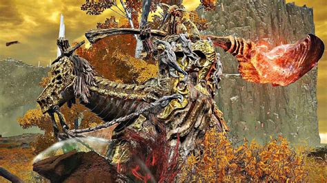 Elden Ring Draconic Tree Sentinel boss fight .
